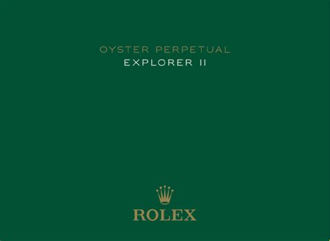 rolex explorer 2 manuale|rolex technical manual pdf.